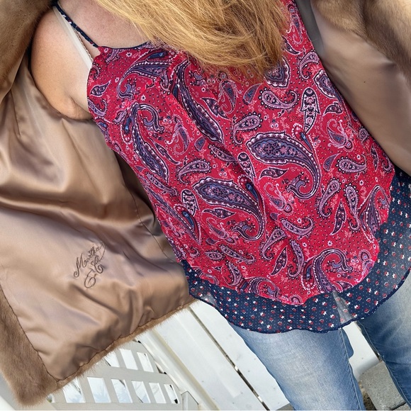 Vintage Mink red fox fur coat- by Buffums Ca. - Picture 10 of 16